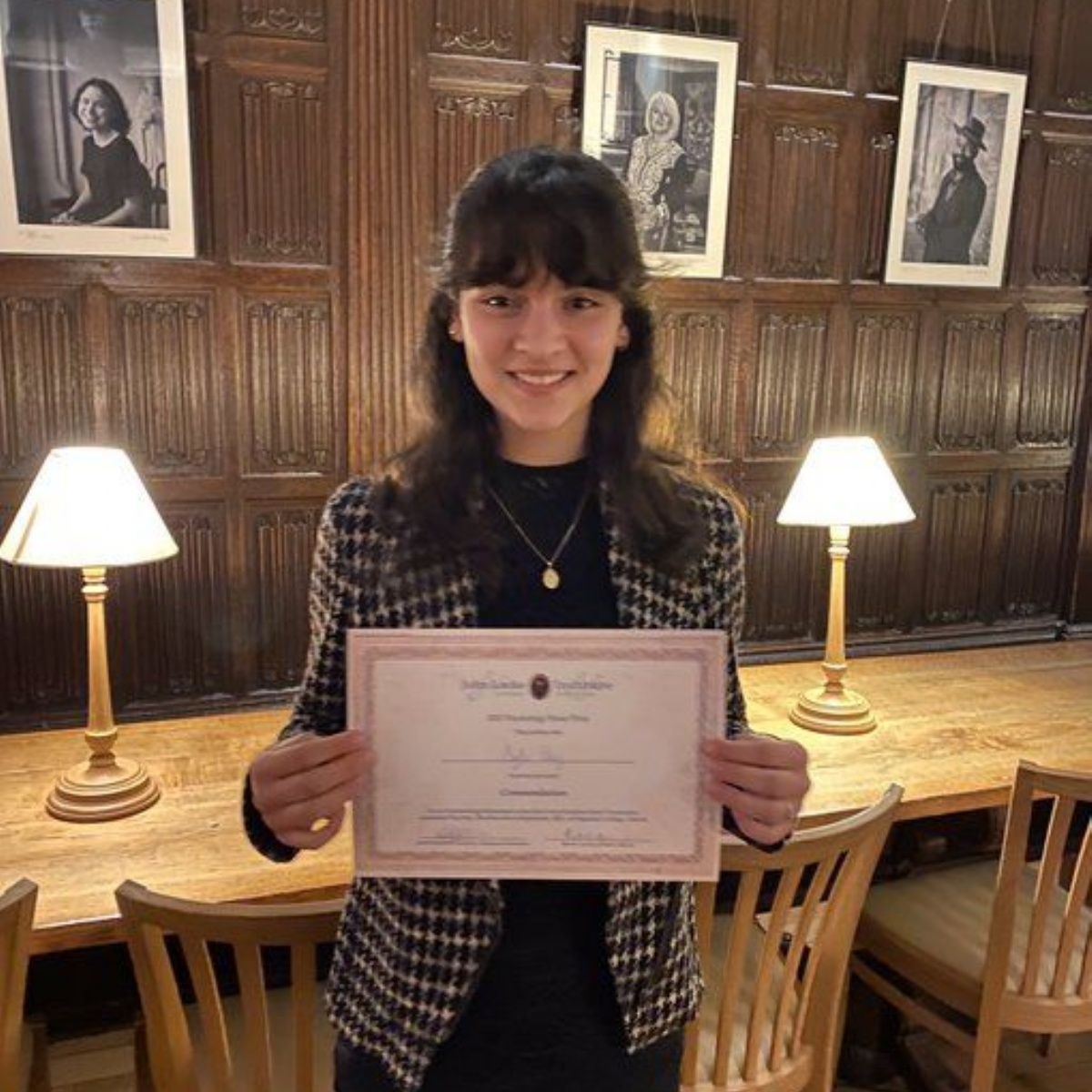 King's High Warwick Sofia wins Highly Commended in the Independent